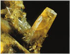 Barytkristall aus dem Bergwerk Beerwalde im Ronneburger Revier